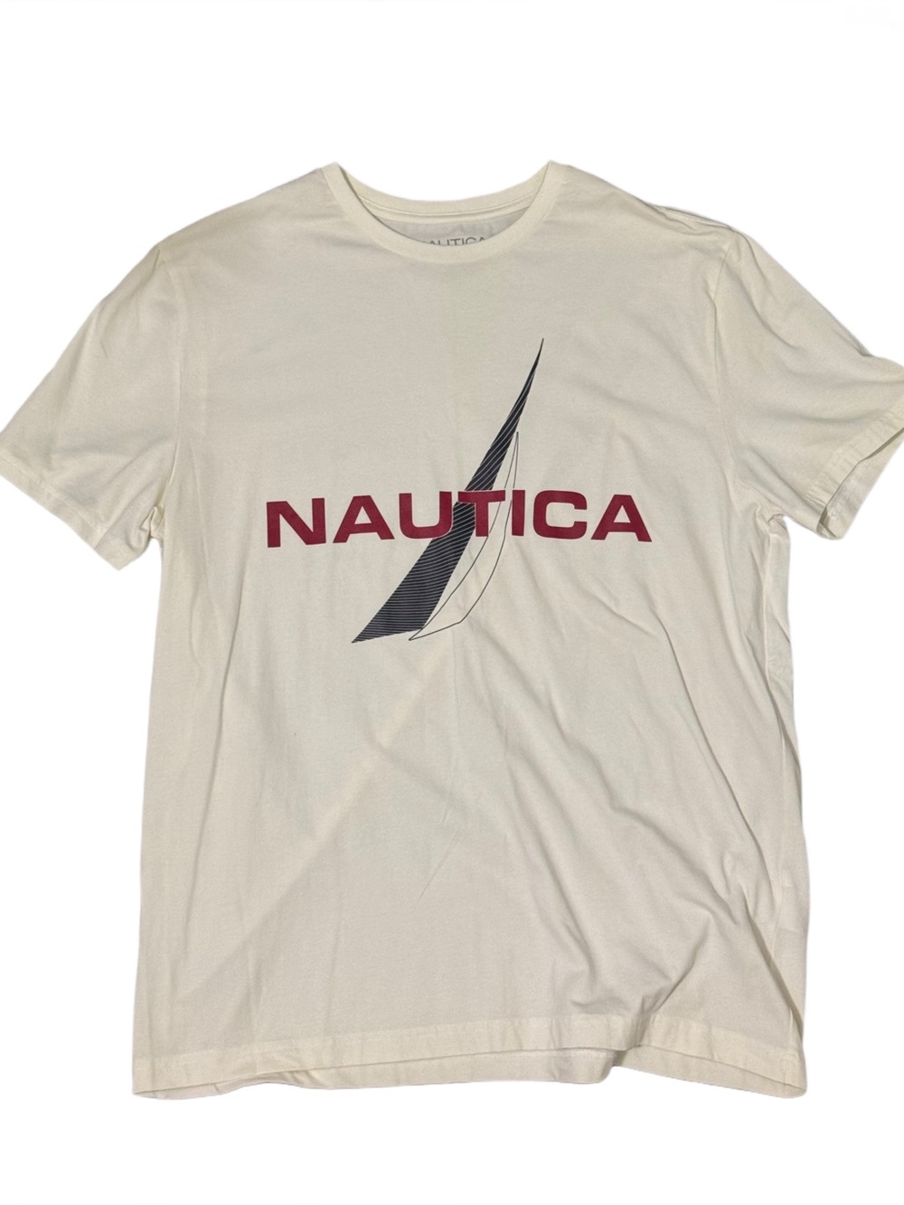 Nautica cream t-shirt